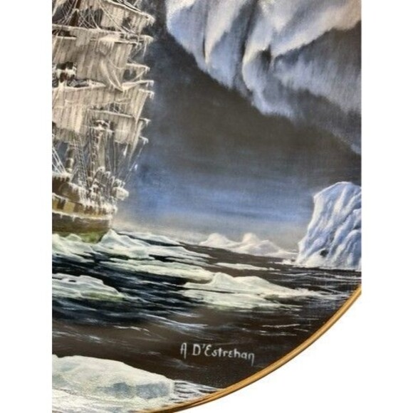 VTG Royal Cornwall Legendary Ships of the Seas Plate Collections By Estrehan 9" - Picture 13 of 16